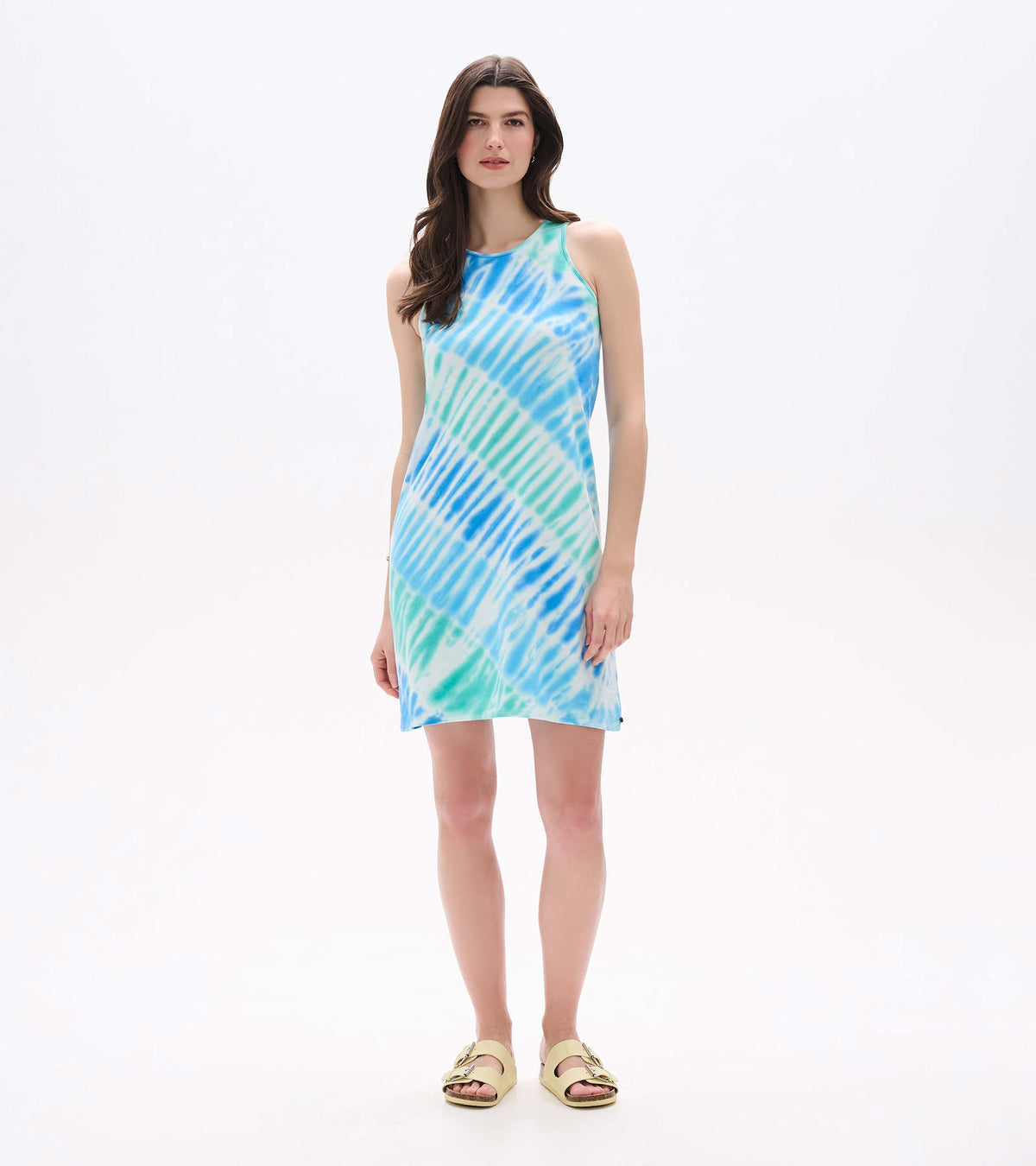 Hatley Bella Dress - Blue Wave Tie Dye