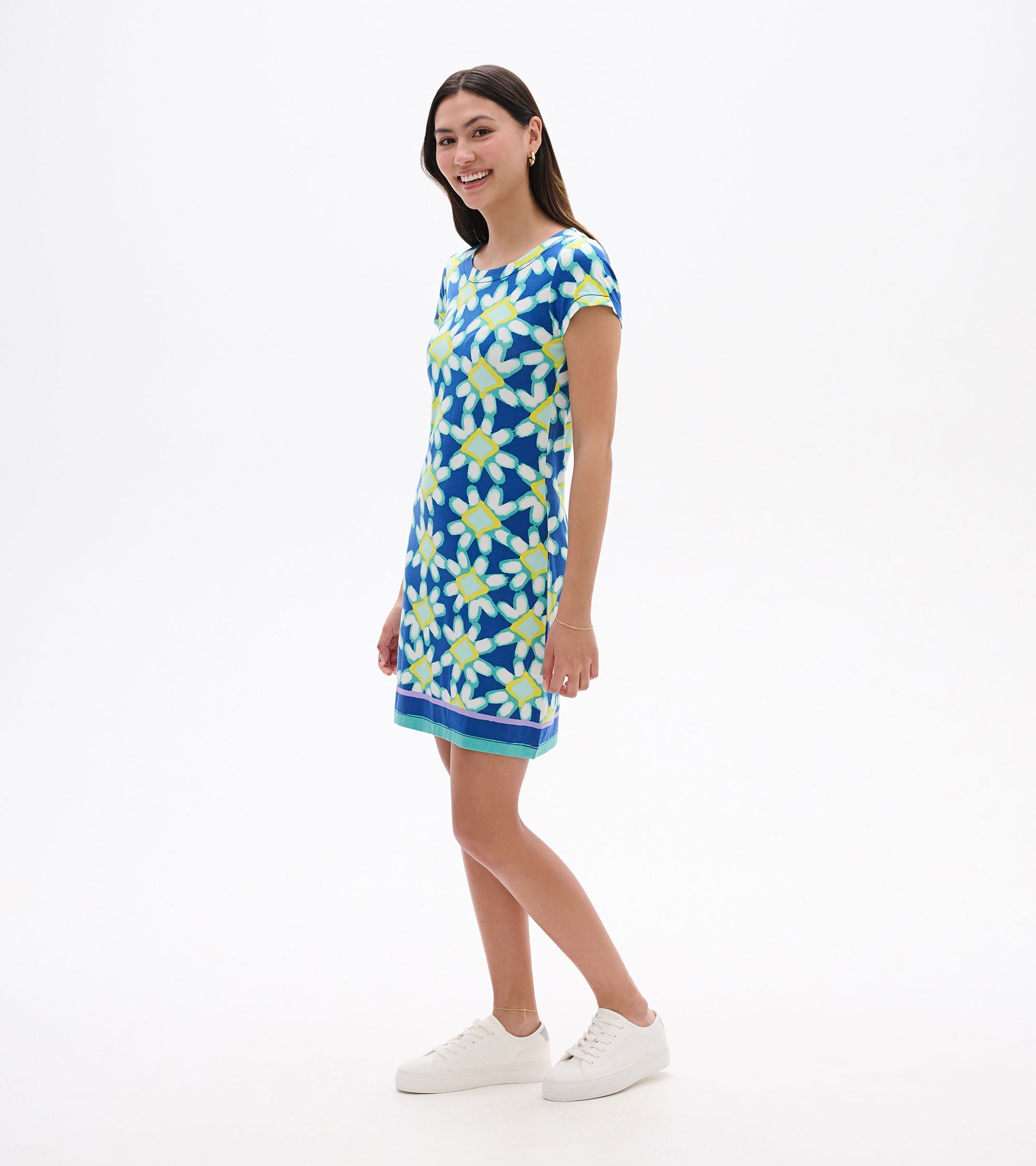 Hatley Nellie Dress - Shibori Flowers