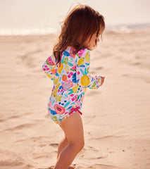 Hatley Summer Fruit Baby Rashguard Swimsuit