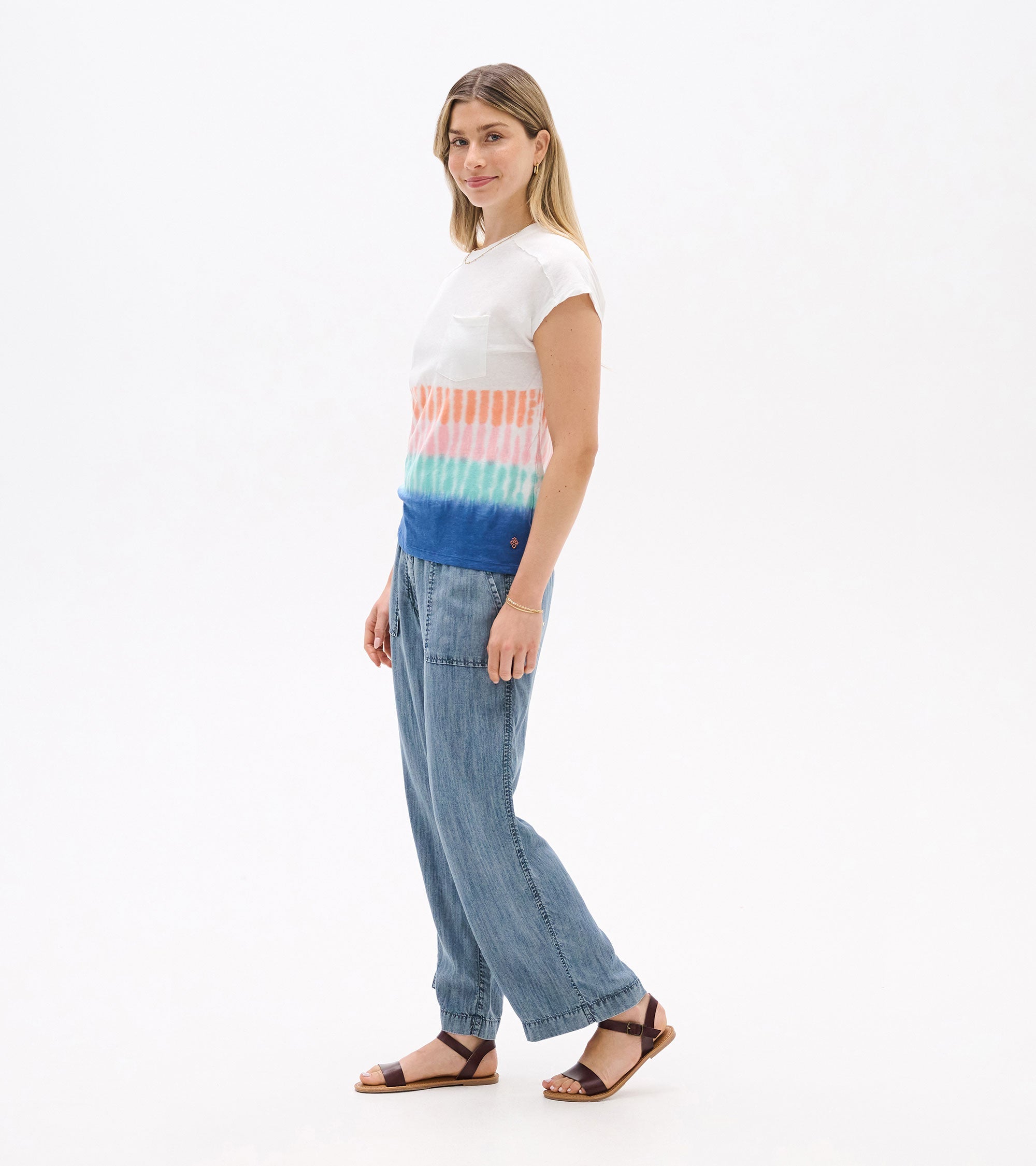 Hatley Slouchy Pocket Tee - Vintage Beach