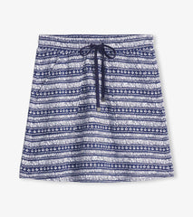 Hatley Christine Skirt - Blue Brush Stripes