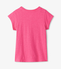 Hatley Girls Chiffon Heart Tie Front T-Shirt