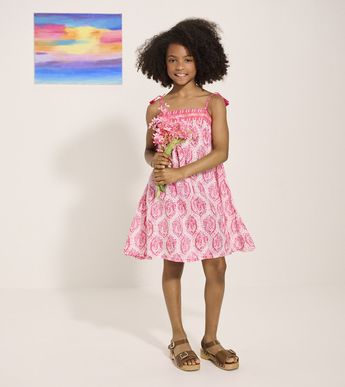 Hatley Girls Geo Mosaic Dress