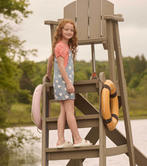 Hatley Girls Hearts Slouchy Overalls