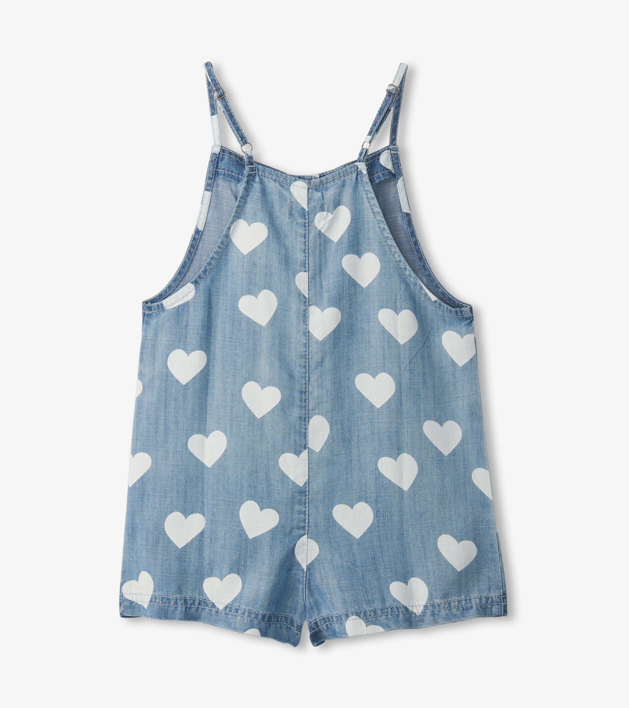 Hatley Girls Hearts Slouchy Overalls