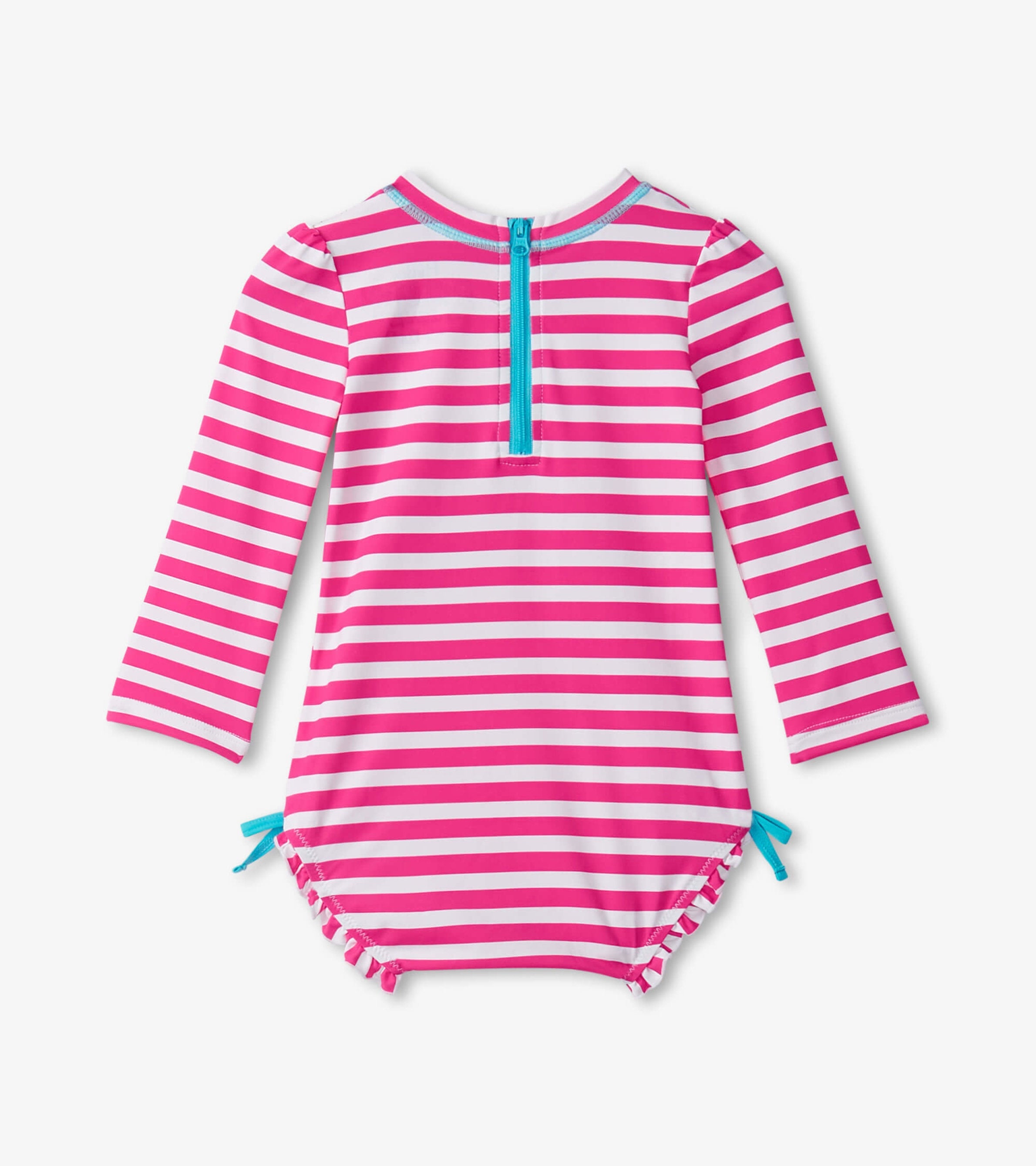 Hatley Baby Girls Candy Stripes Rashguard Swimsuit
