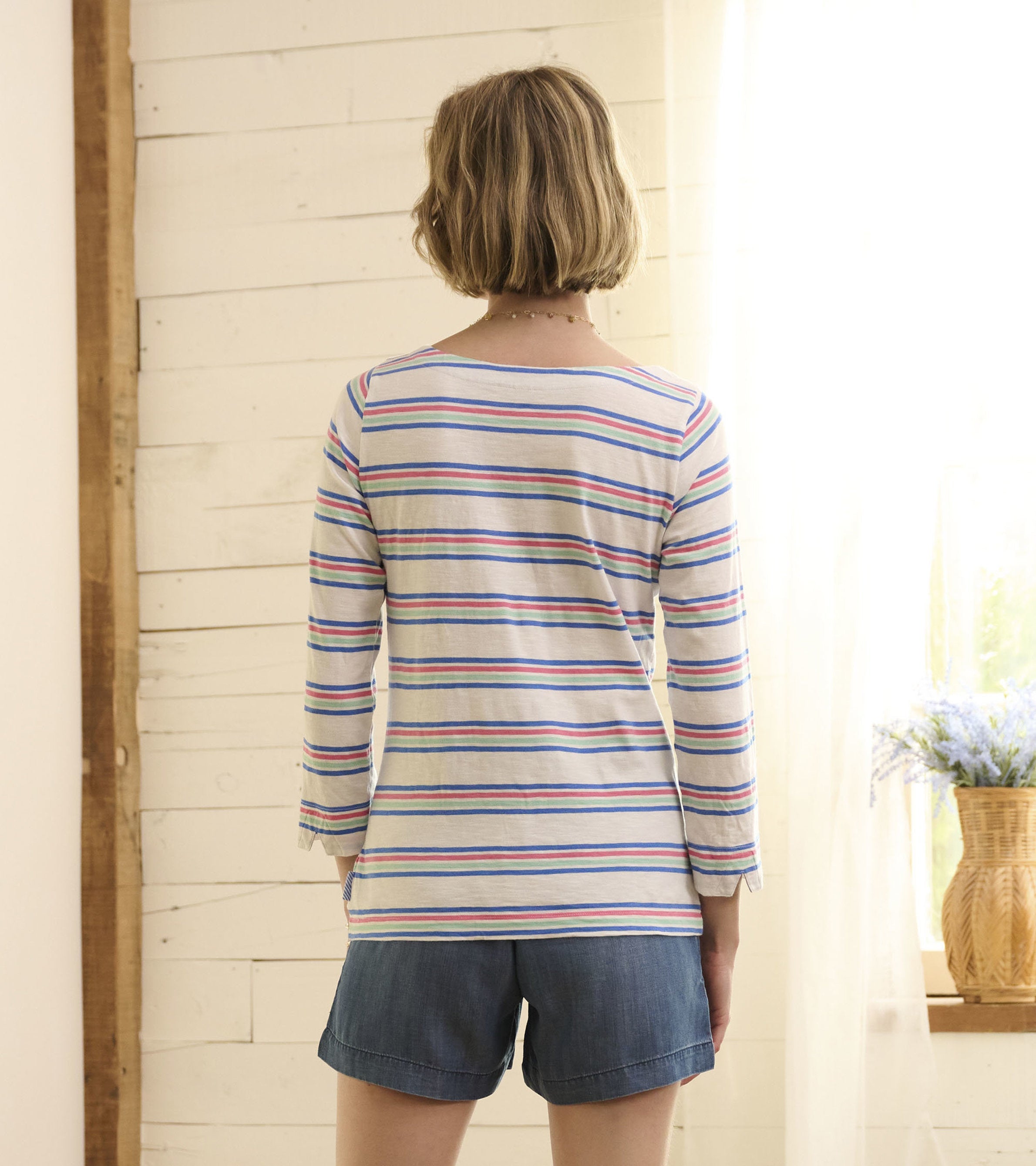 Hatley Button Breton - Seaside Stripes