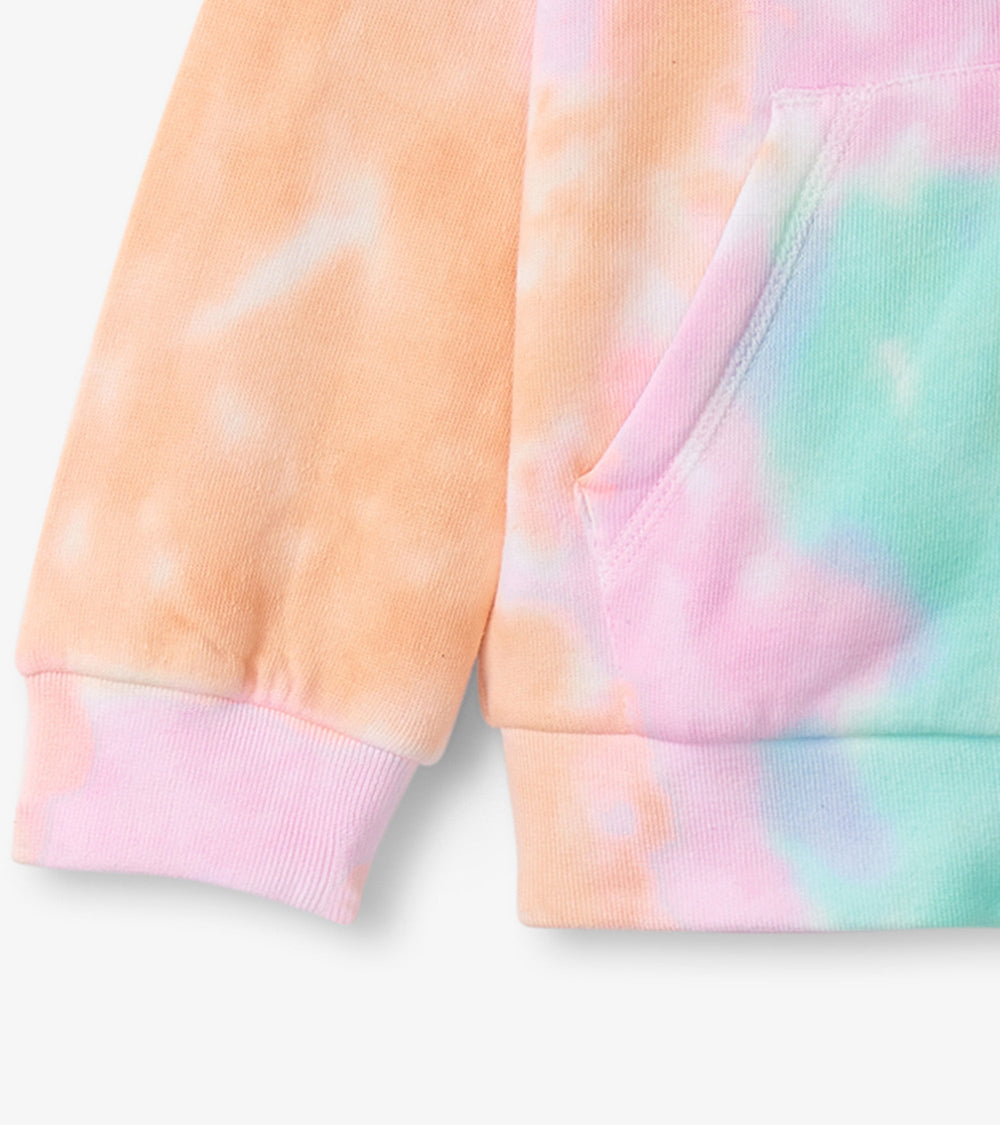 Hatley Girls Summer Waves Tie Dye Hoodie