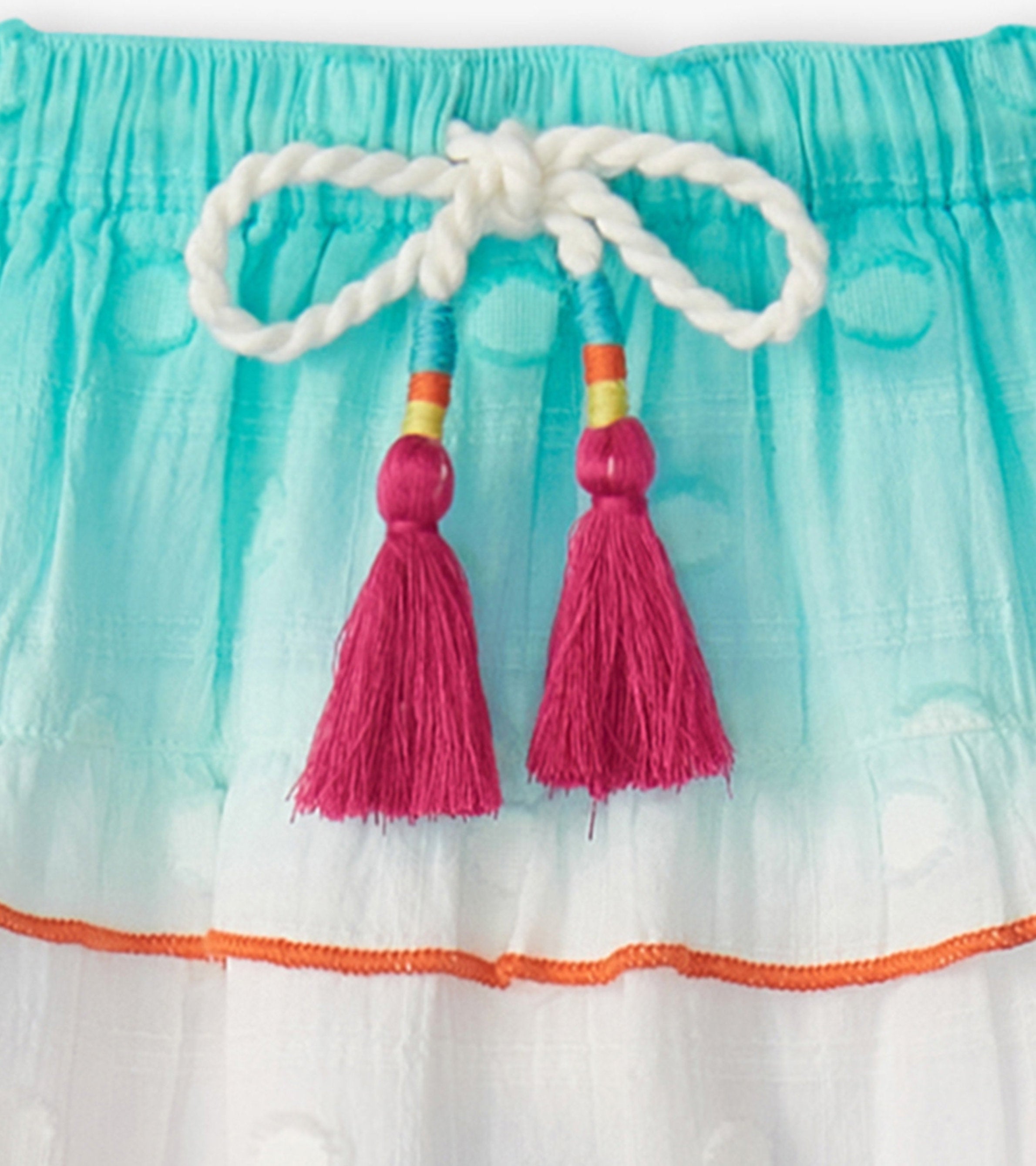 Hatley Girls Summer Waves Tiered Skirt