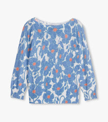 Hatley 3/4 Sleeve Knit Breton - Textured Poppies