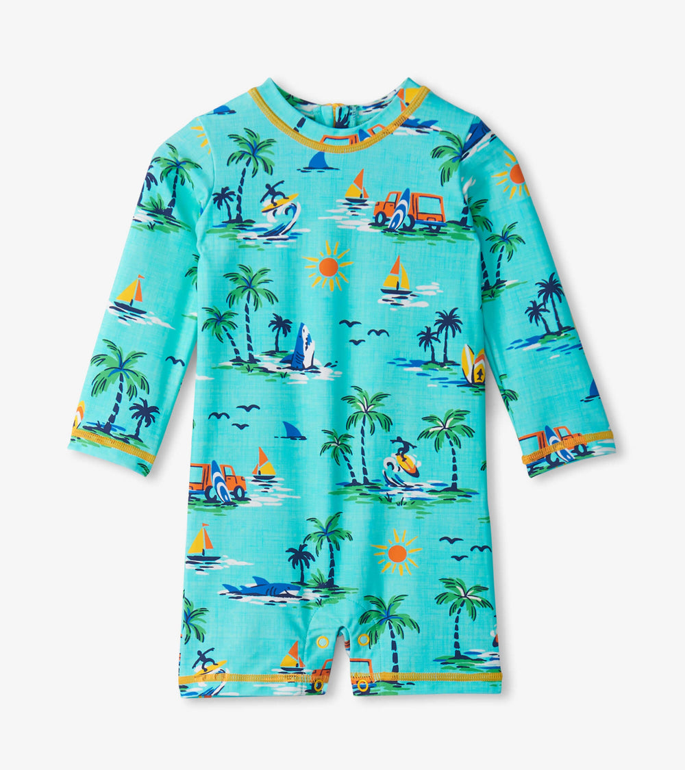 Hatley Baby Boys Vintage Holiday One-Piece Rashguard