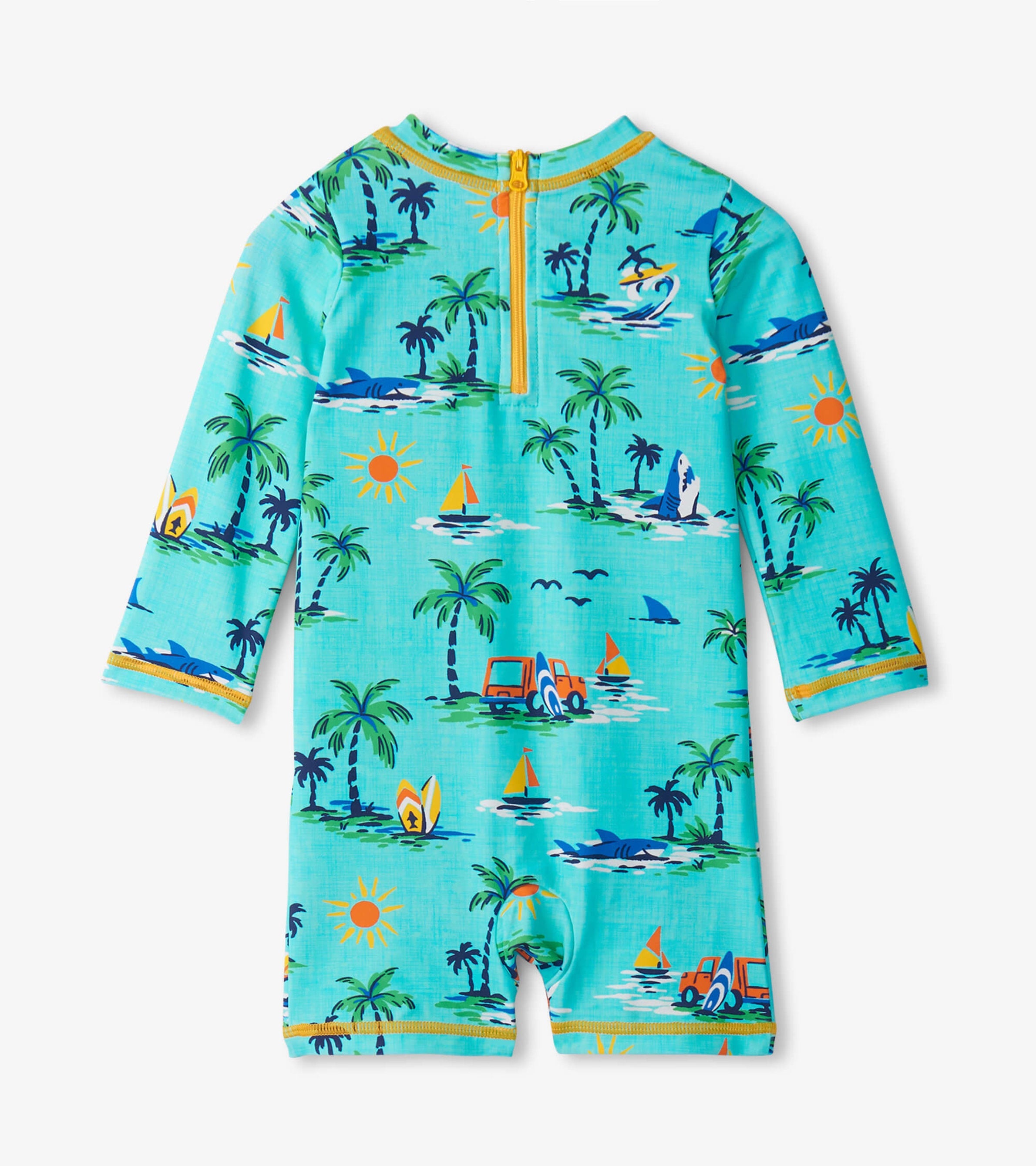 Hatley Baby Boys Vintage Holiday One-Piece Rashguard