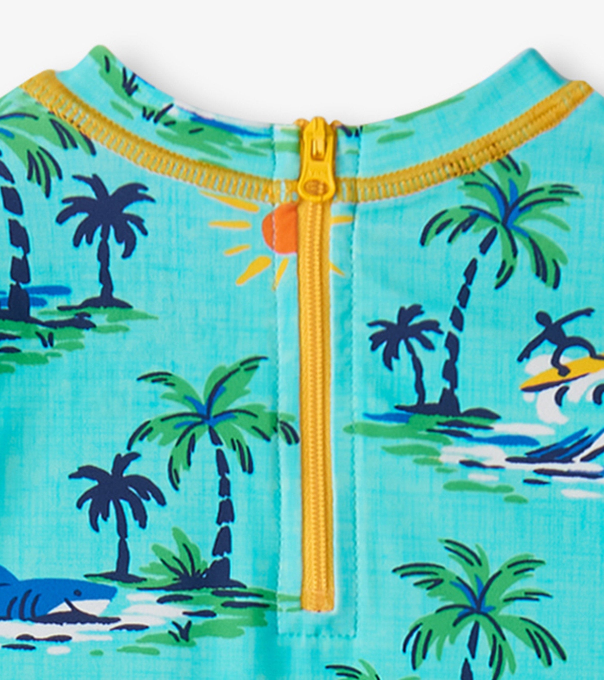 Hatley Baby Boys Vintage Holiday One-Piece Rashguard