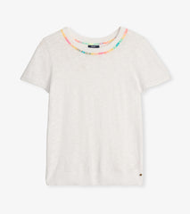 Hatley Simone Knit Tee - White