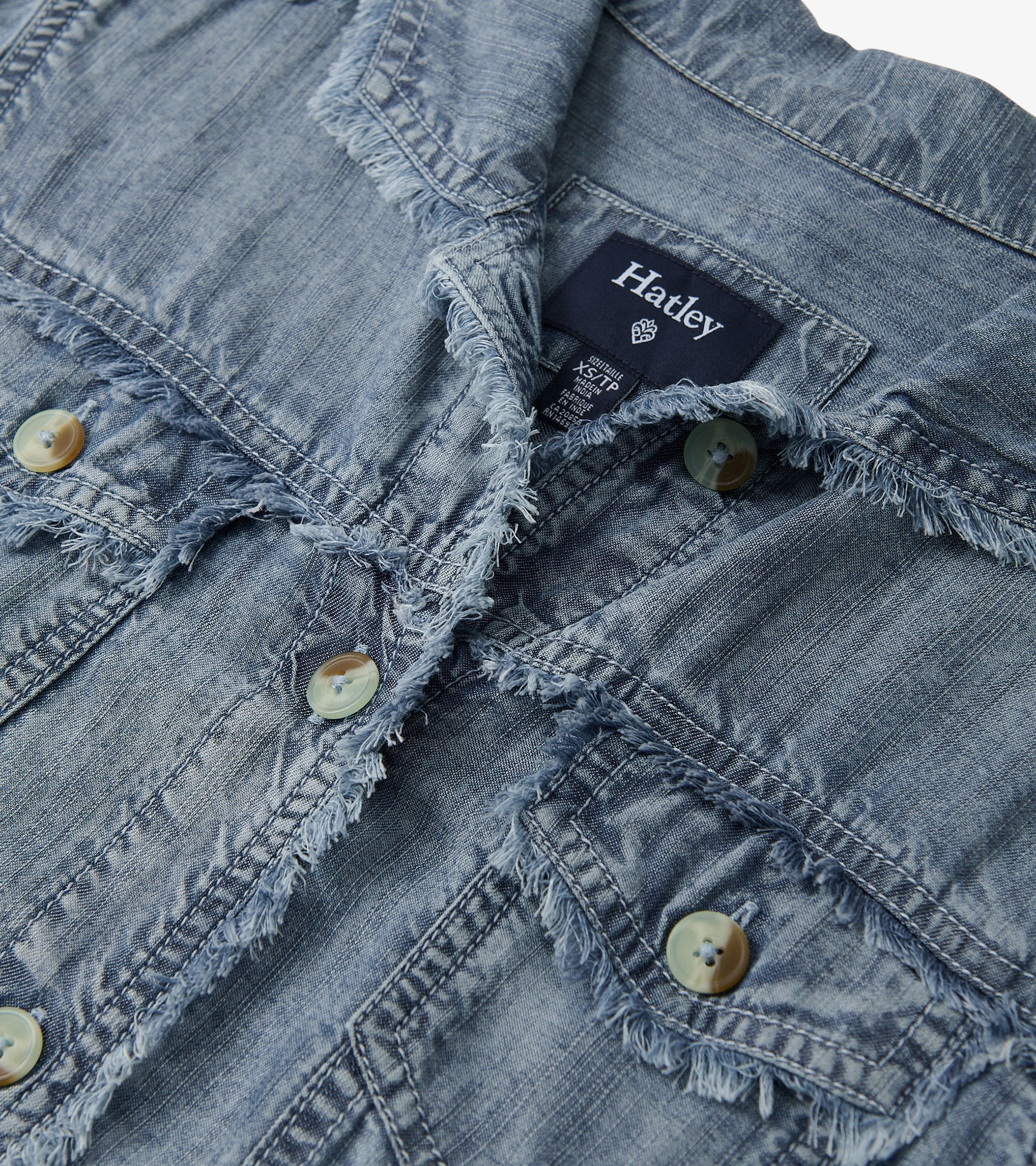 Hatley Tencel Jacket - Blue Acid Wash