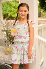 Hatley Girls Floral Smocked Angel Dress