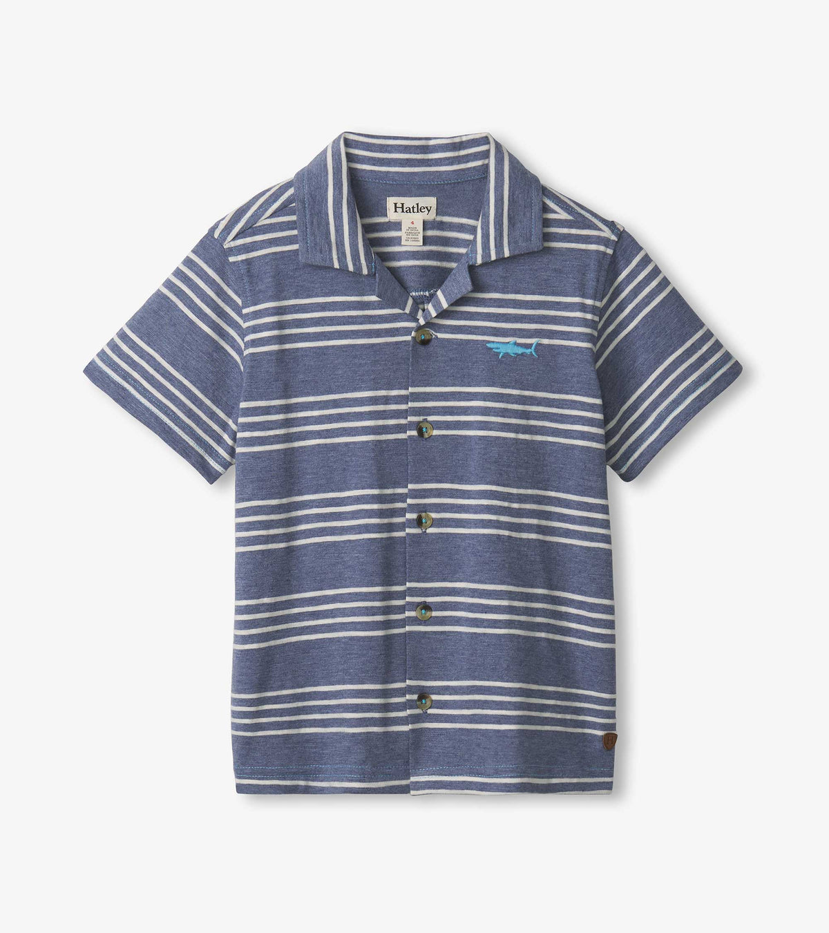 Hatley Boys Striped Nautical Jersey Button Down