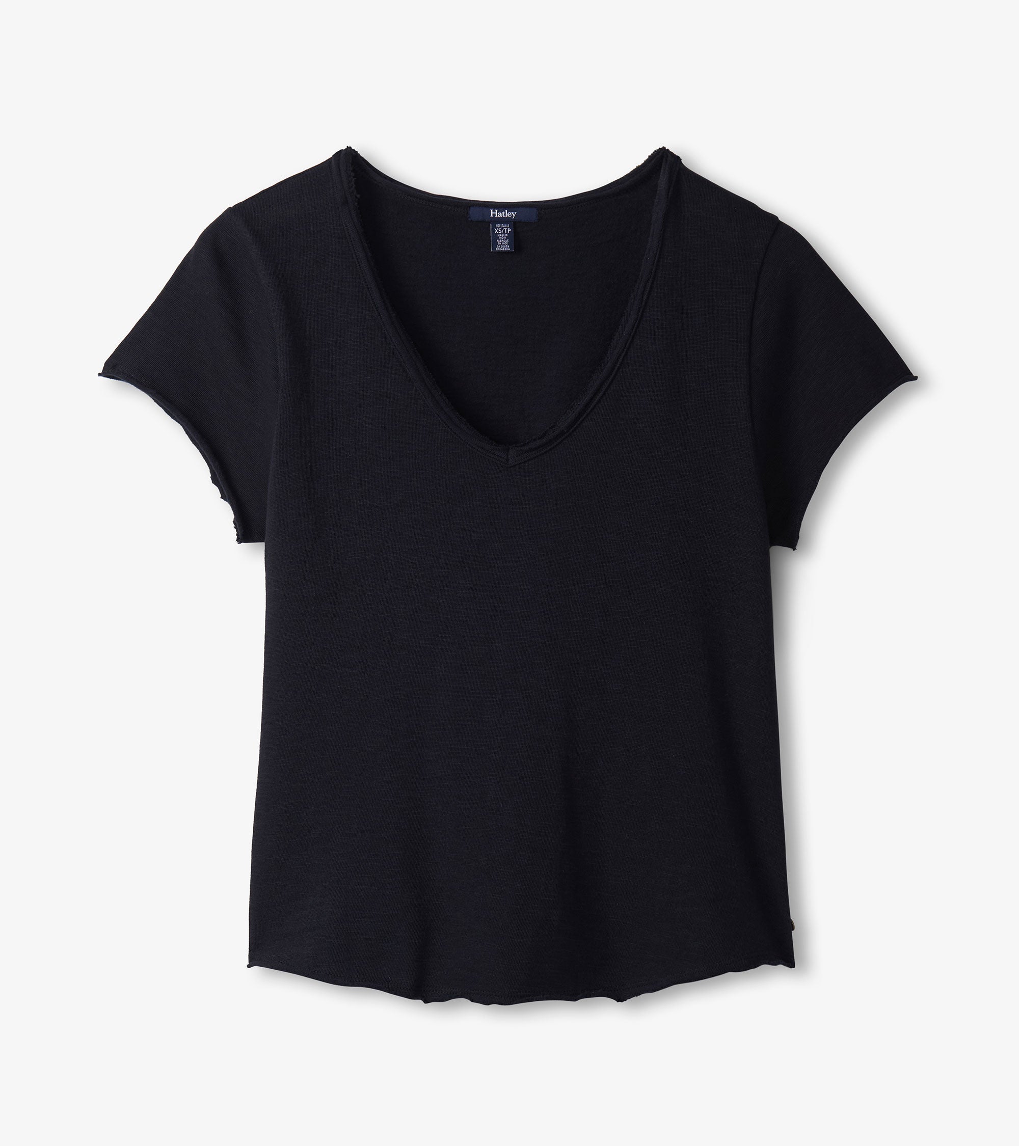 Hatley Sadie V-Neck Tee - Black