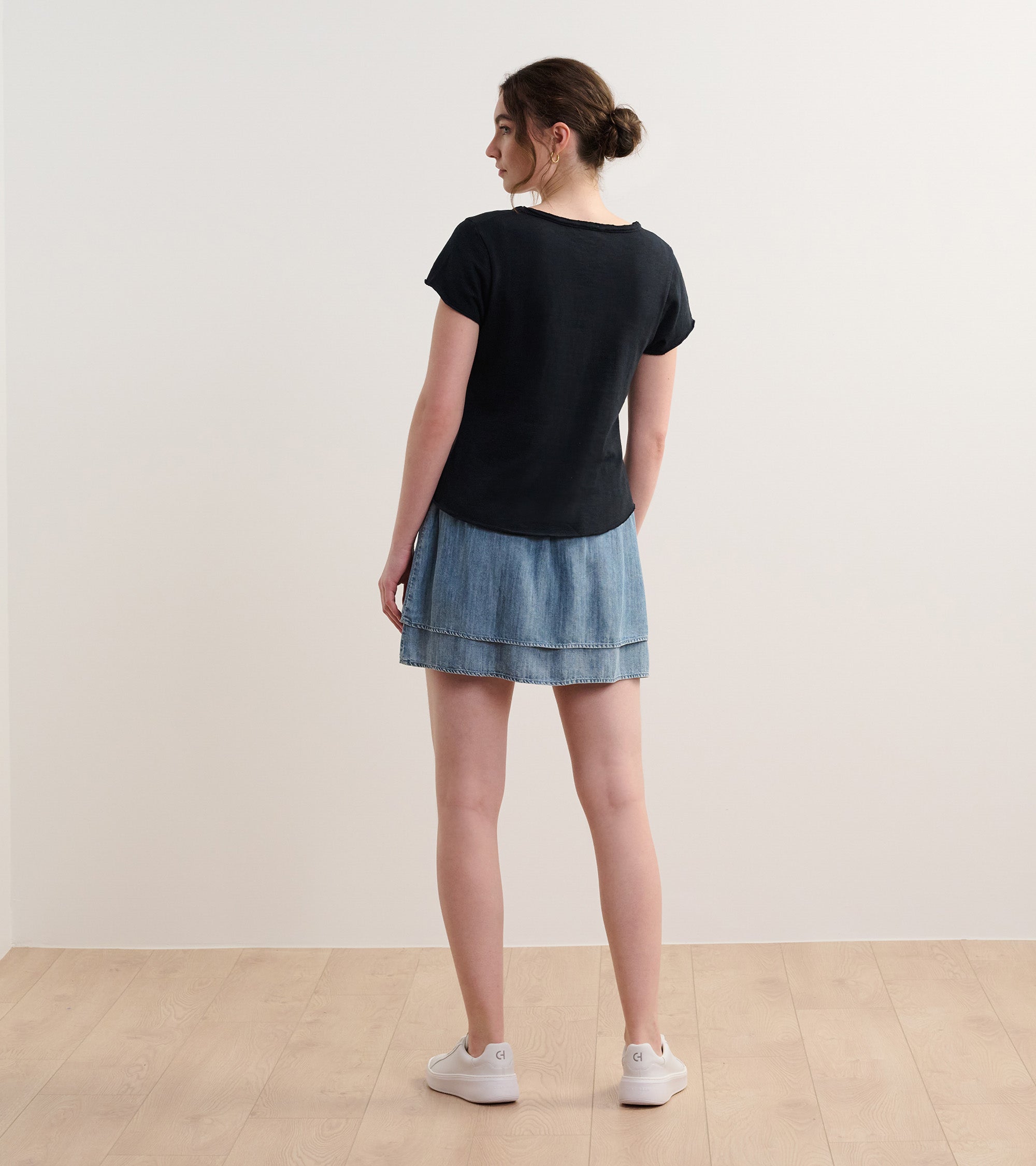 Hatley Sadie V-Neck Tee - Black