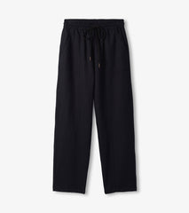 Hatley Straight Leg Linen Pants - Black