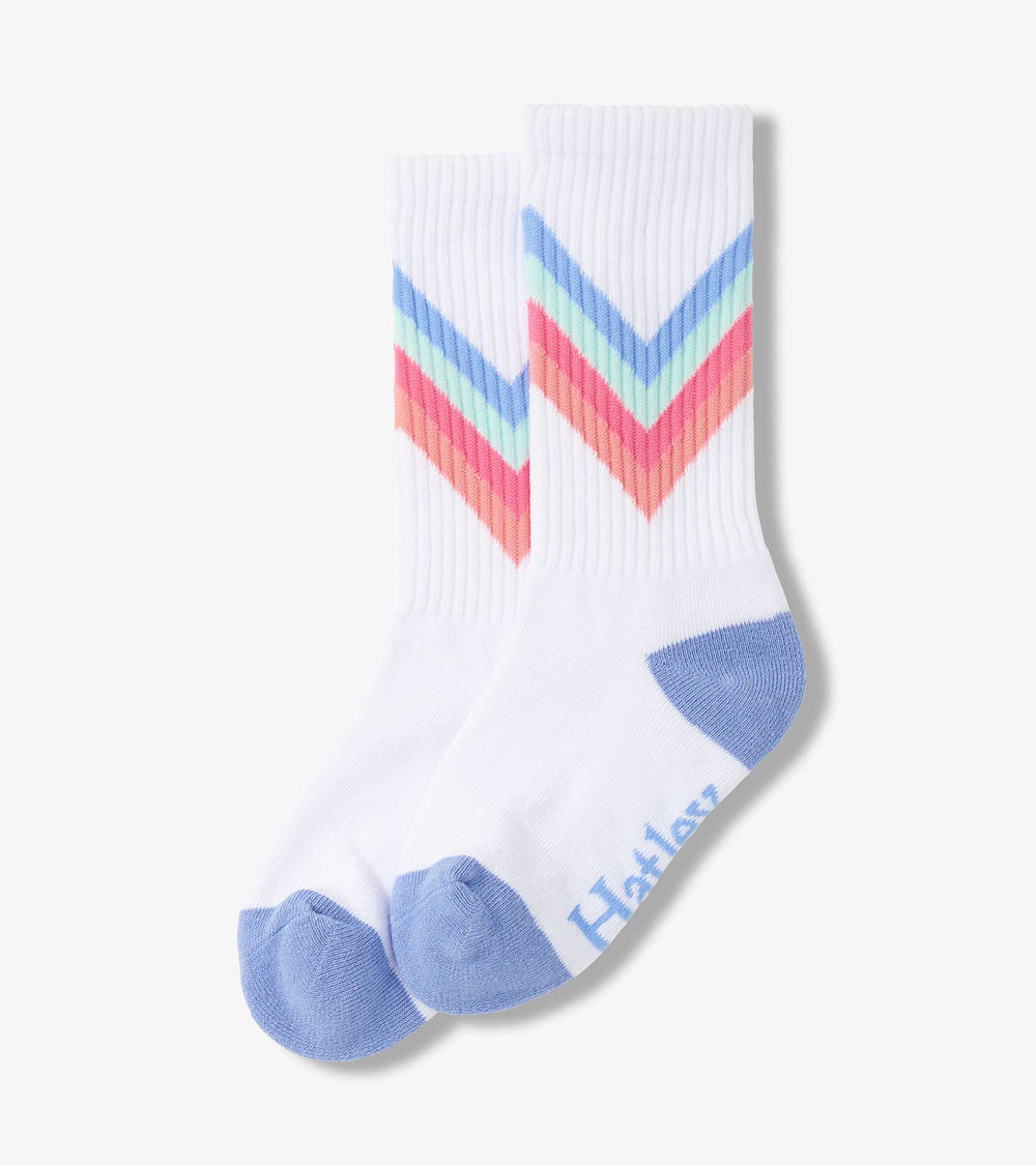 Hatley Girls Chevron Tube Socks