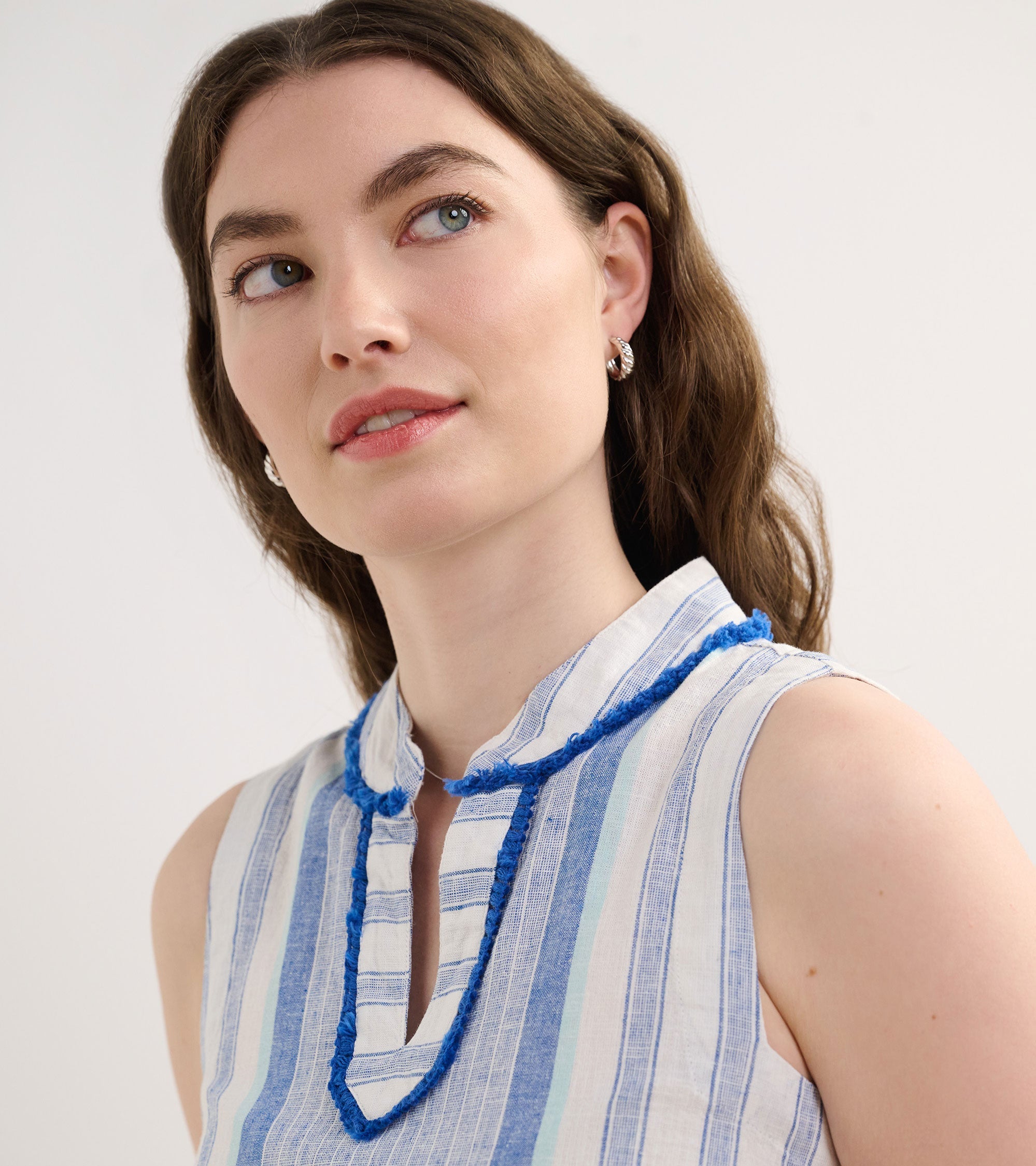 Hatley Marin Shift Dress - Blue Stripes