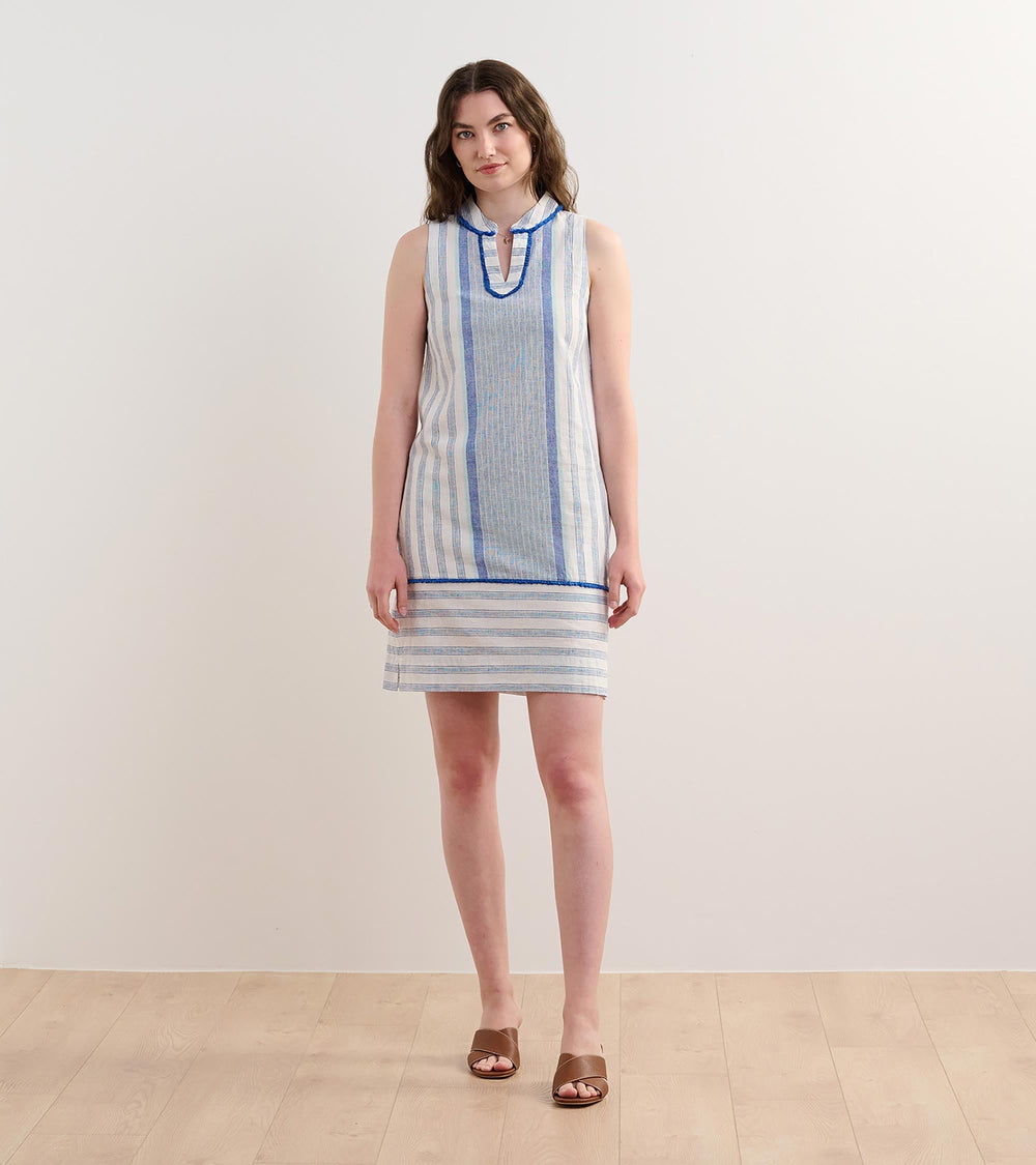 Hatley Marin Shift Dress - Blue Stripes