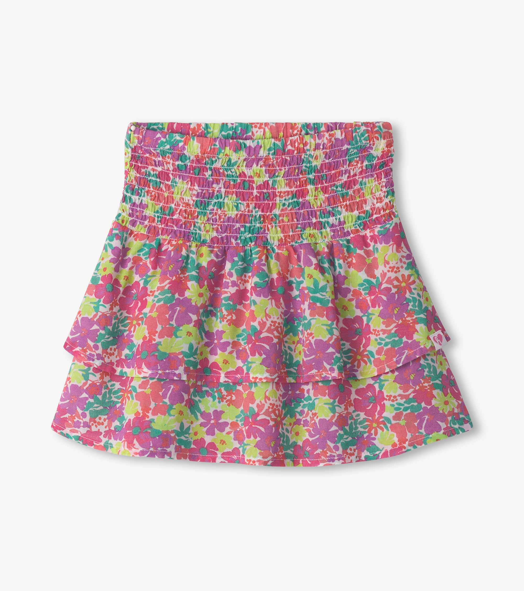 Hatley Girls Fresh Flowers Smocked Skirt