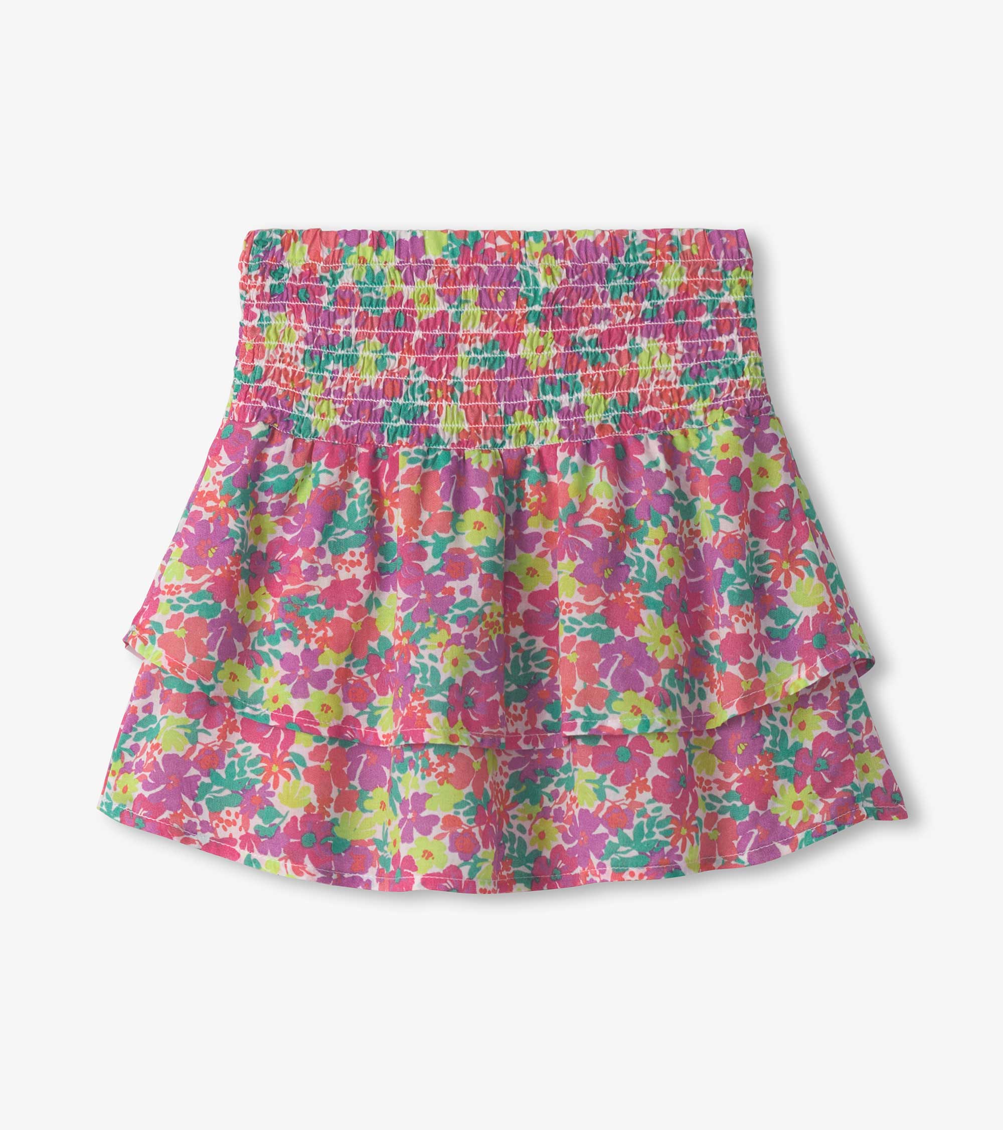 Hatley Girls Fresh Flowers Smocked Skirt