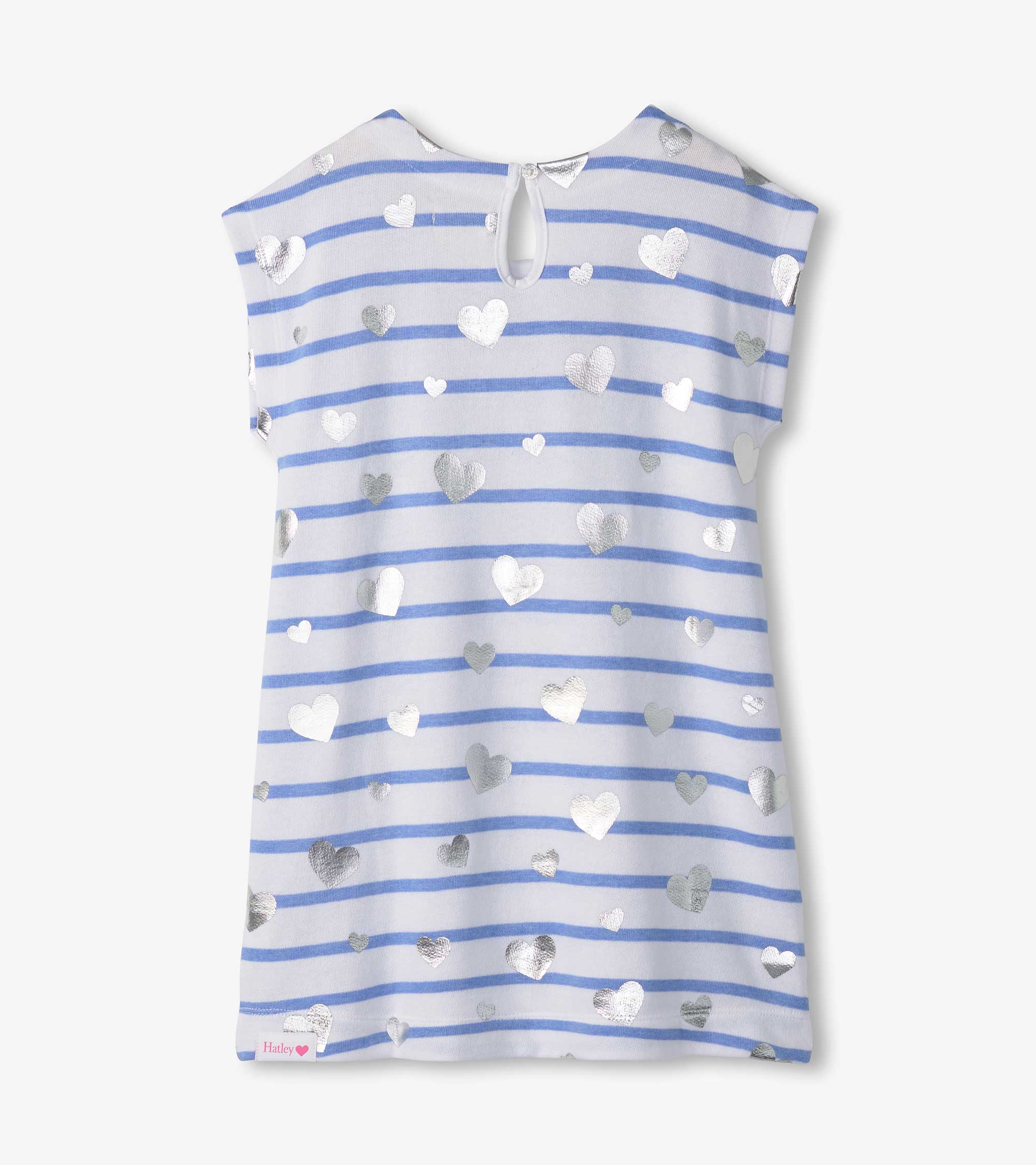 Hatley Girls Heart Stripes Slouchy Dress