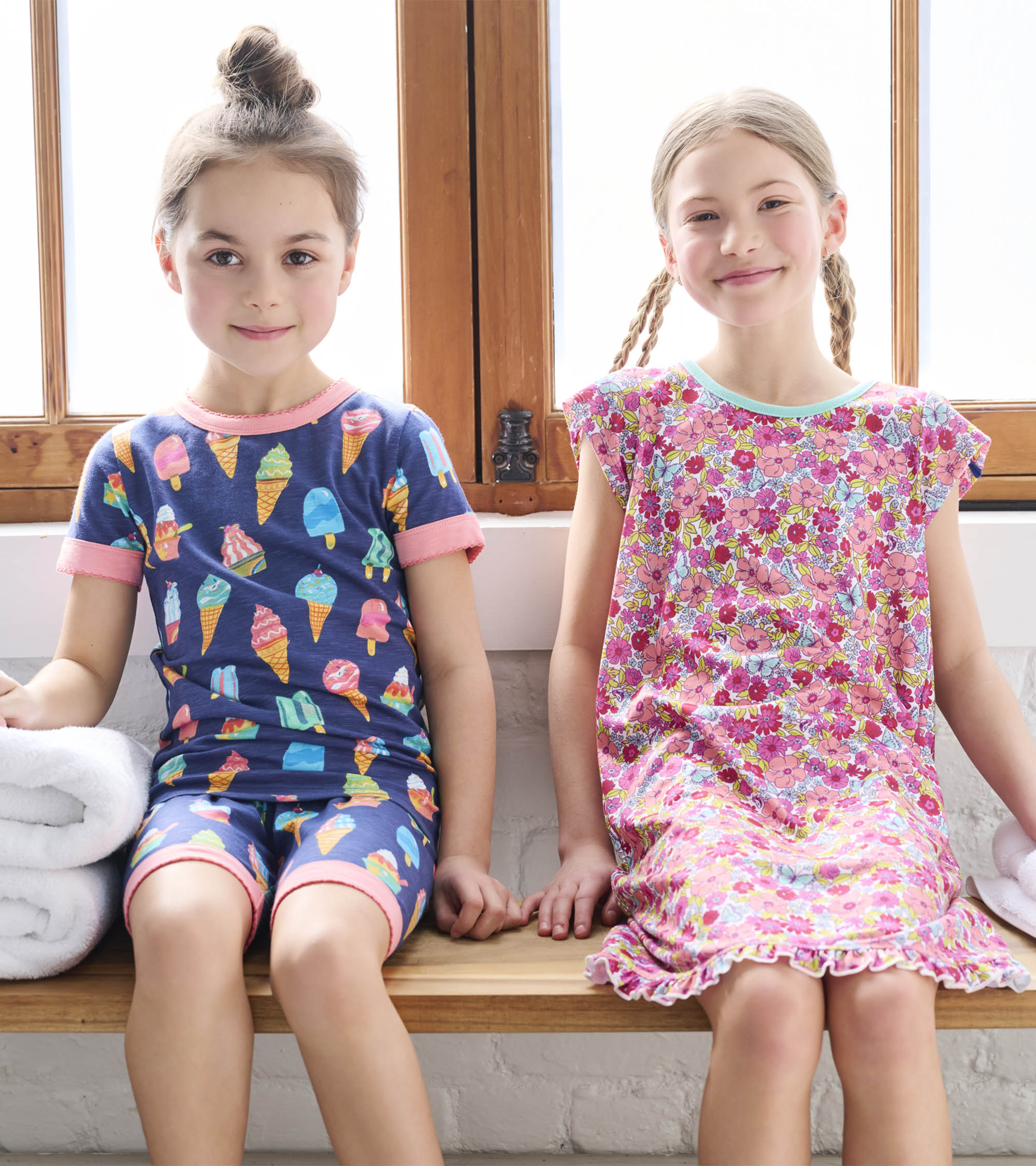 Hatley Girls Ice Cream Treats Short Pajama Set