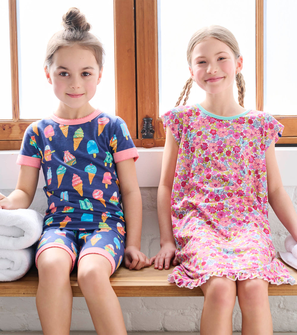 Hatley Girls Ice Cream Treats Short Pajama Set