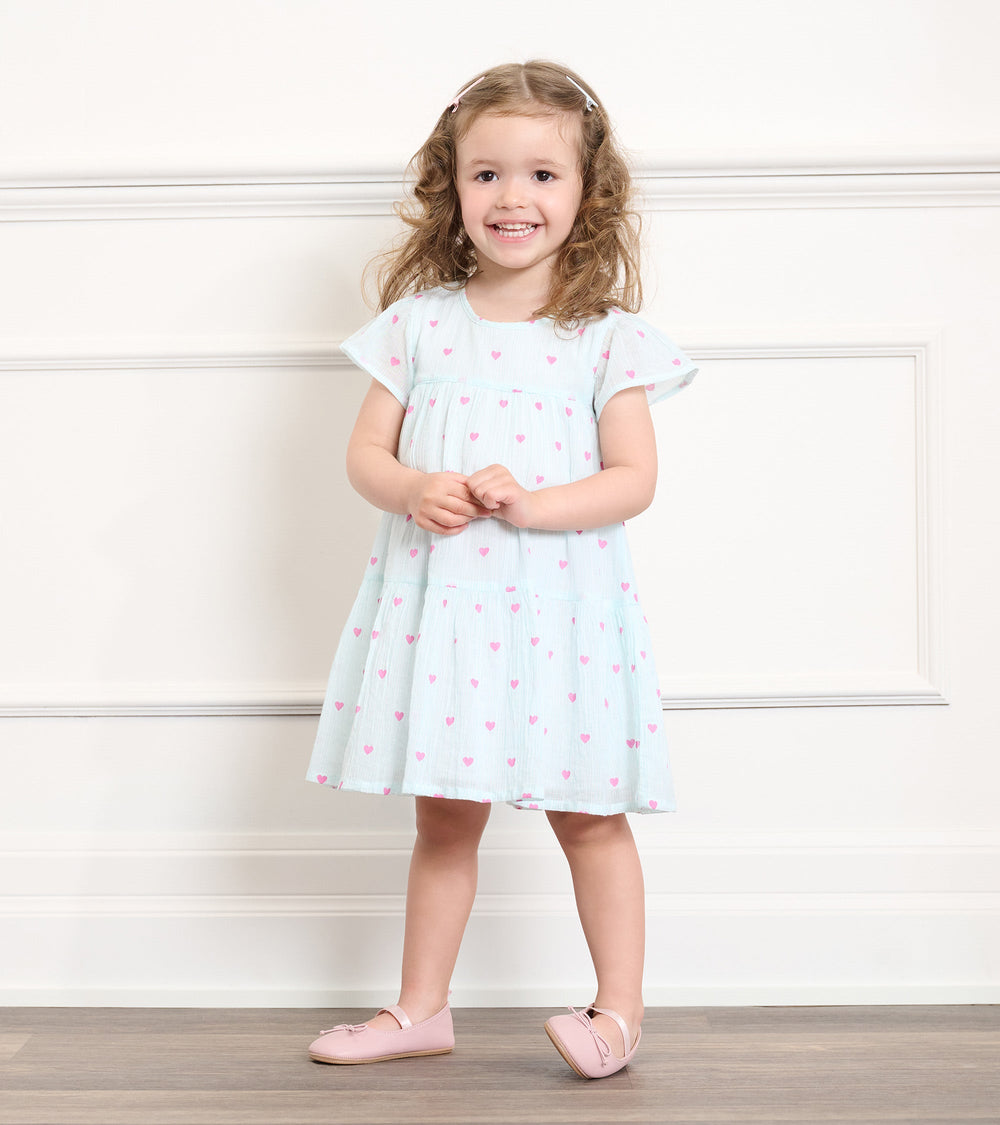 Hatley Baby & Toddler Girls Little Hearts Woven Puff Dress