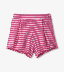 Hatley Baby & Toddler Girls Rose Hearts Patch Pocket Shorts