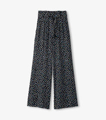 Hatley Belted Wide Leg Pants - Multi Dots