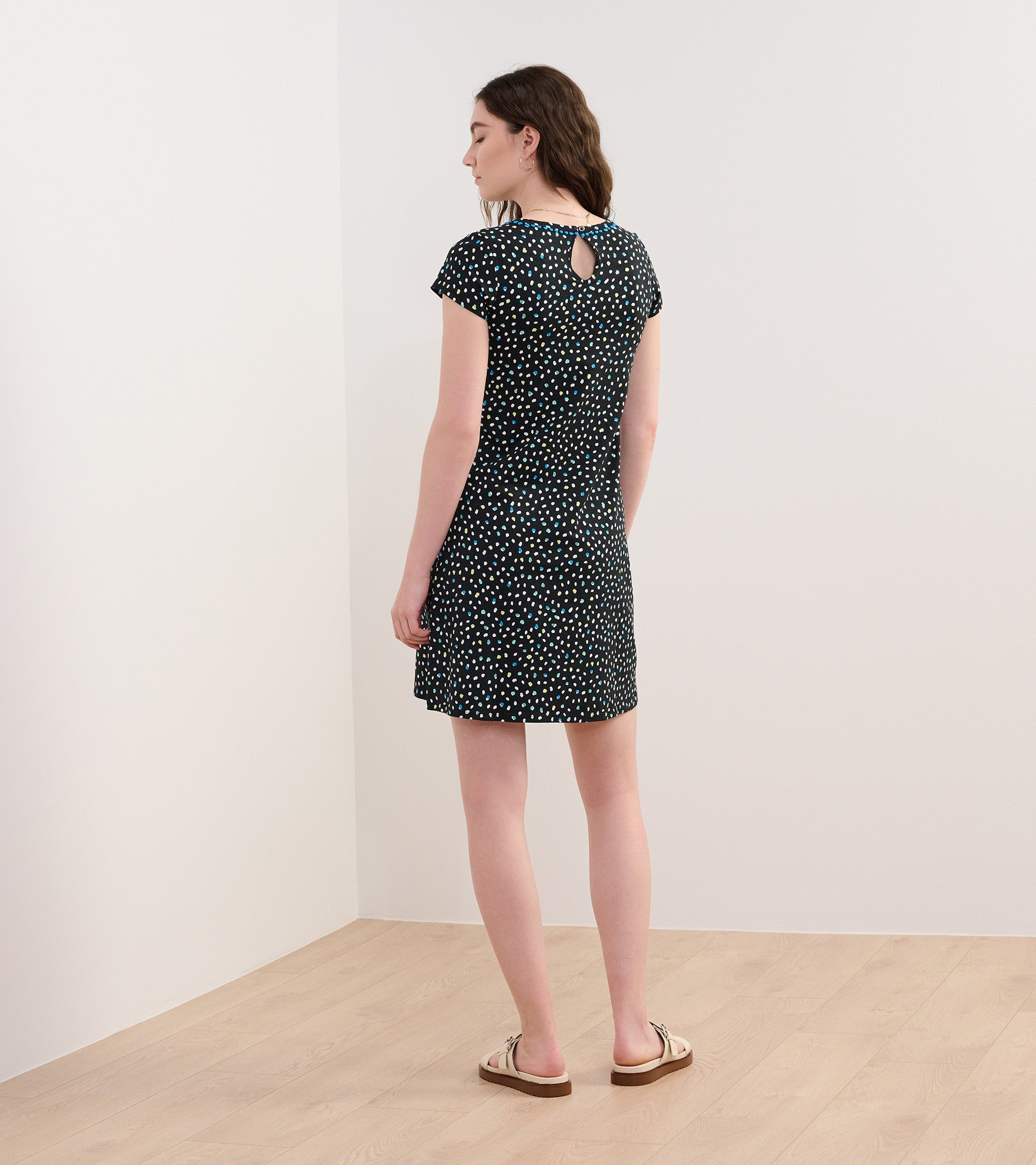 Hatley Cici A-Line Dress - Multi Dots