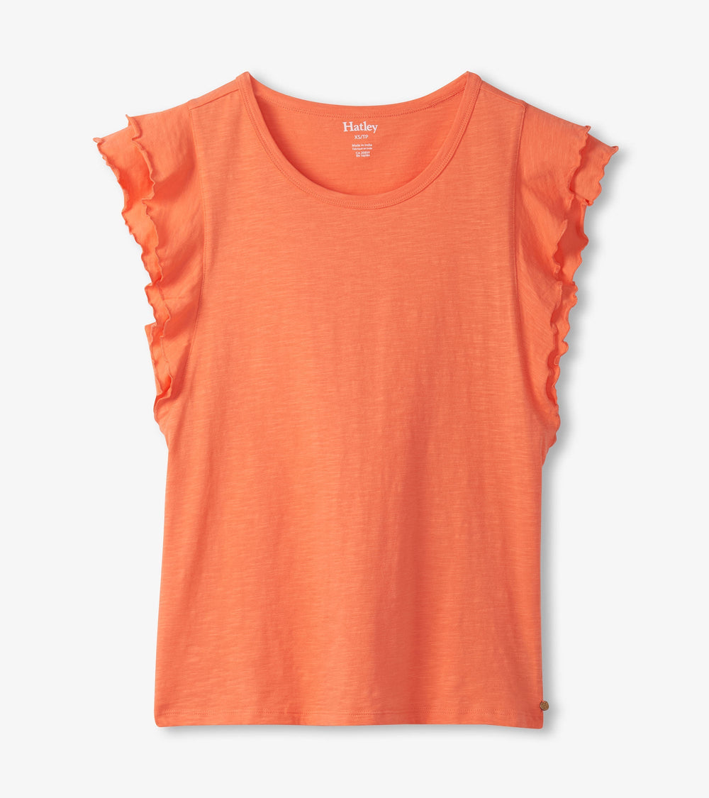 Hatley Layered Sleeve Tank - Melon