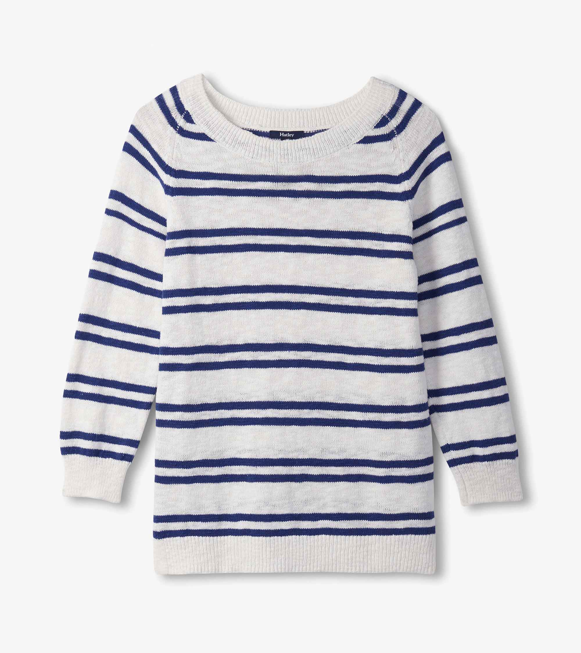 Hatley Mariner Sweater - Navy and White Stripes