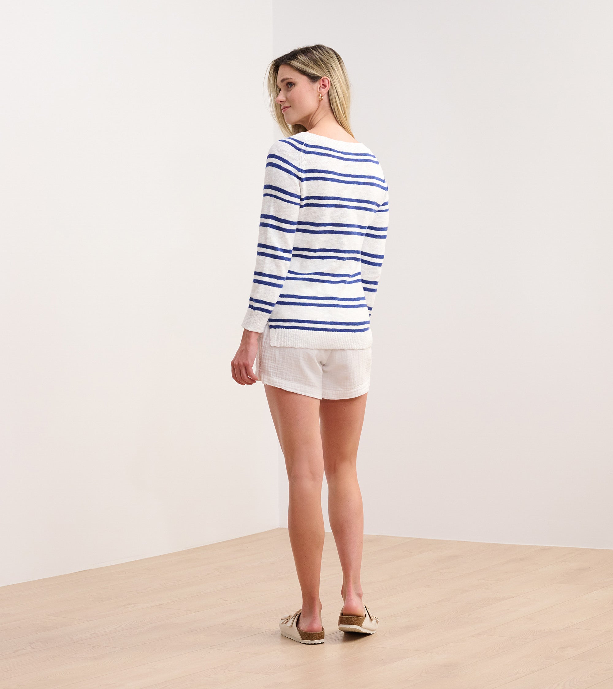 Hatley Mariner Sweater - Navy and White Stripes
