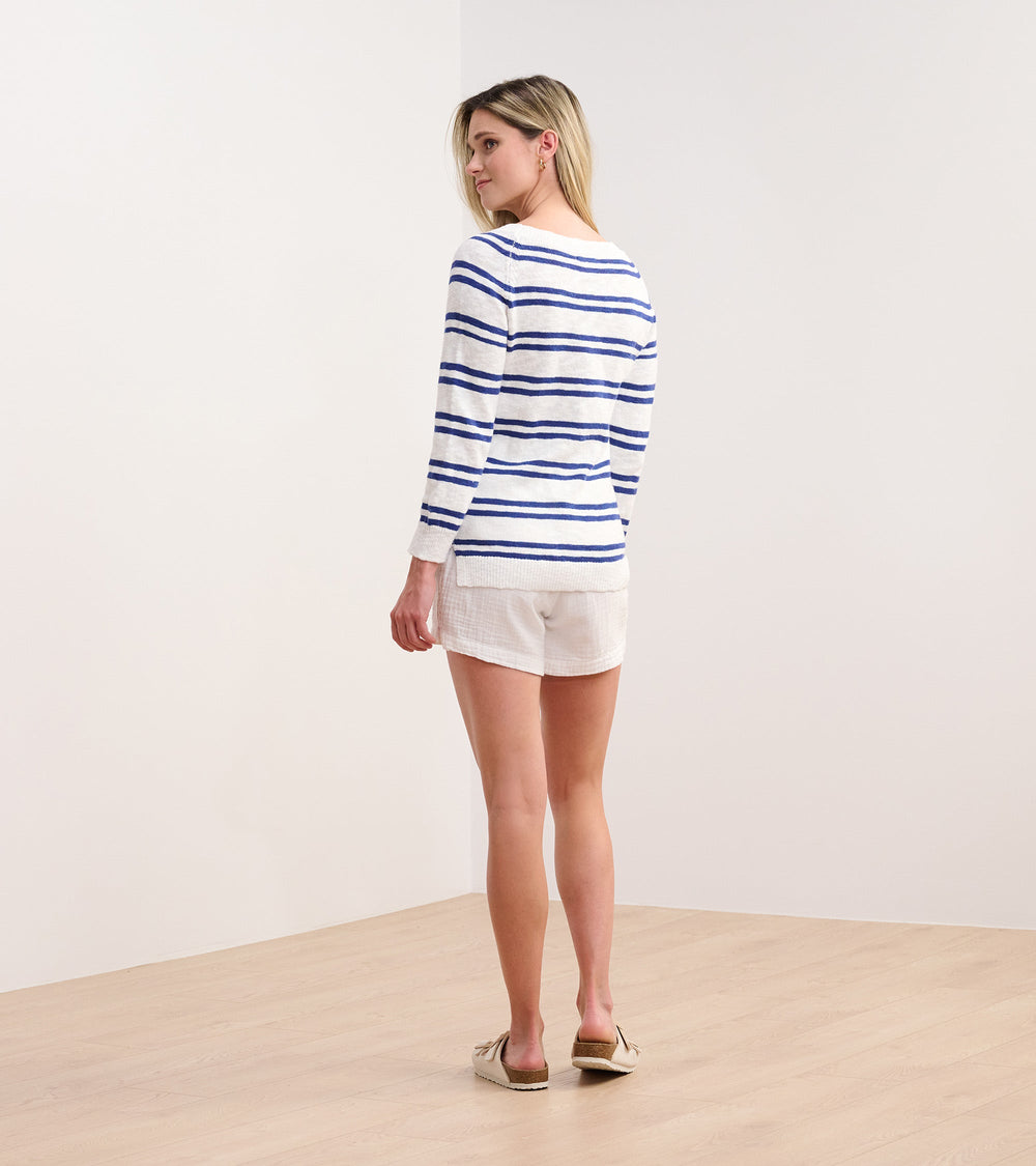 Hatley Mariner Sweater - Navy and White Stripes