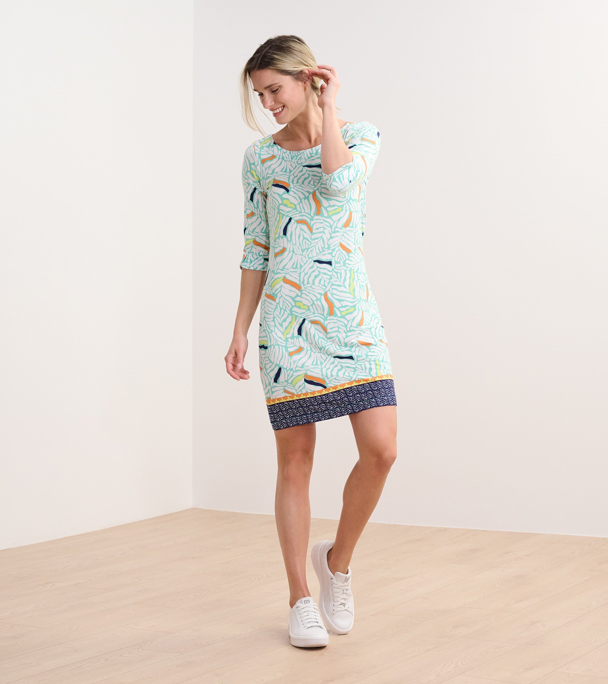 Hatley Lucy Dress - Organic Leaves
