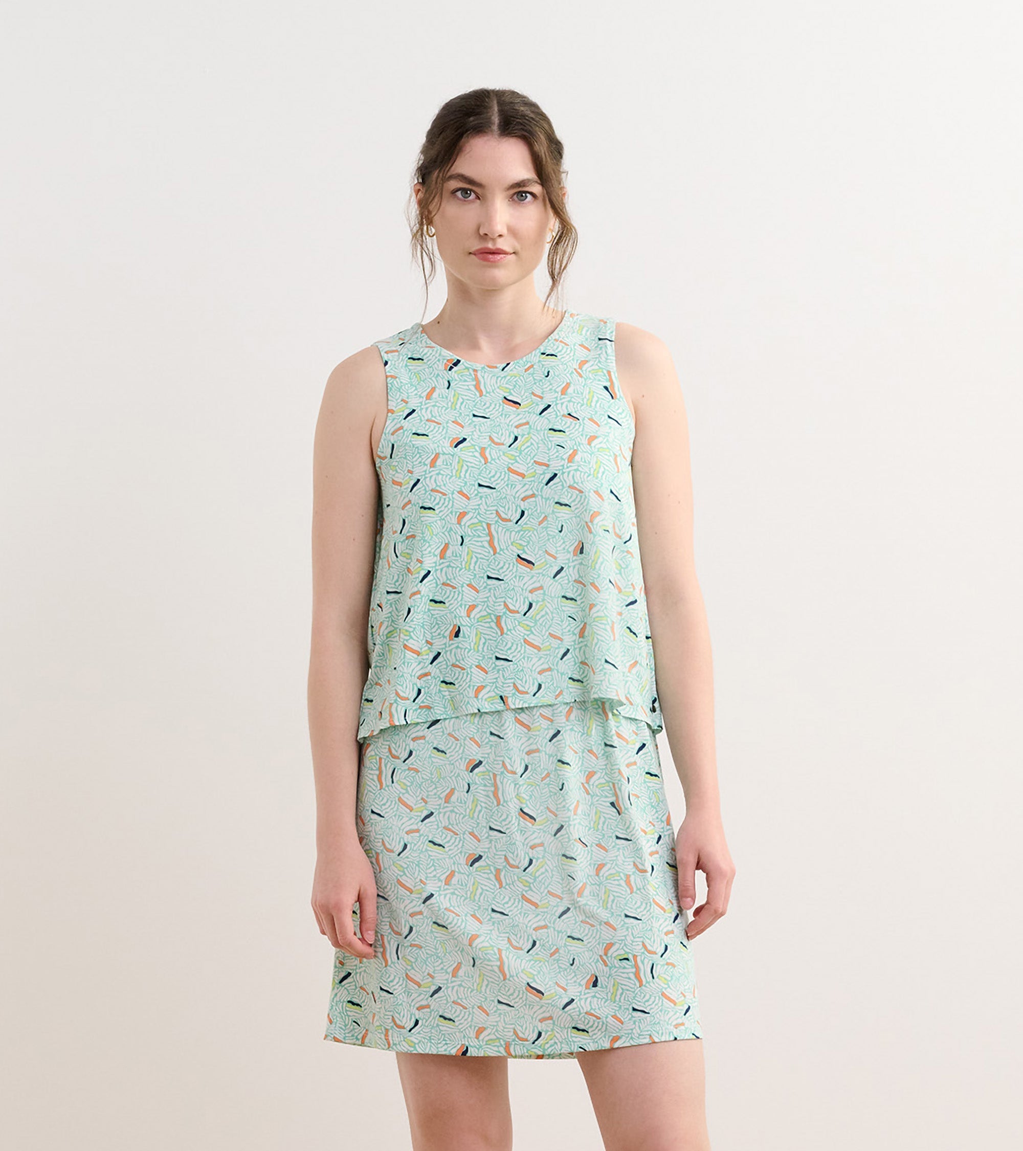 Hatley Roberta Dress - Organic Leaves