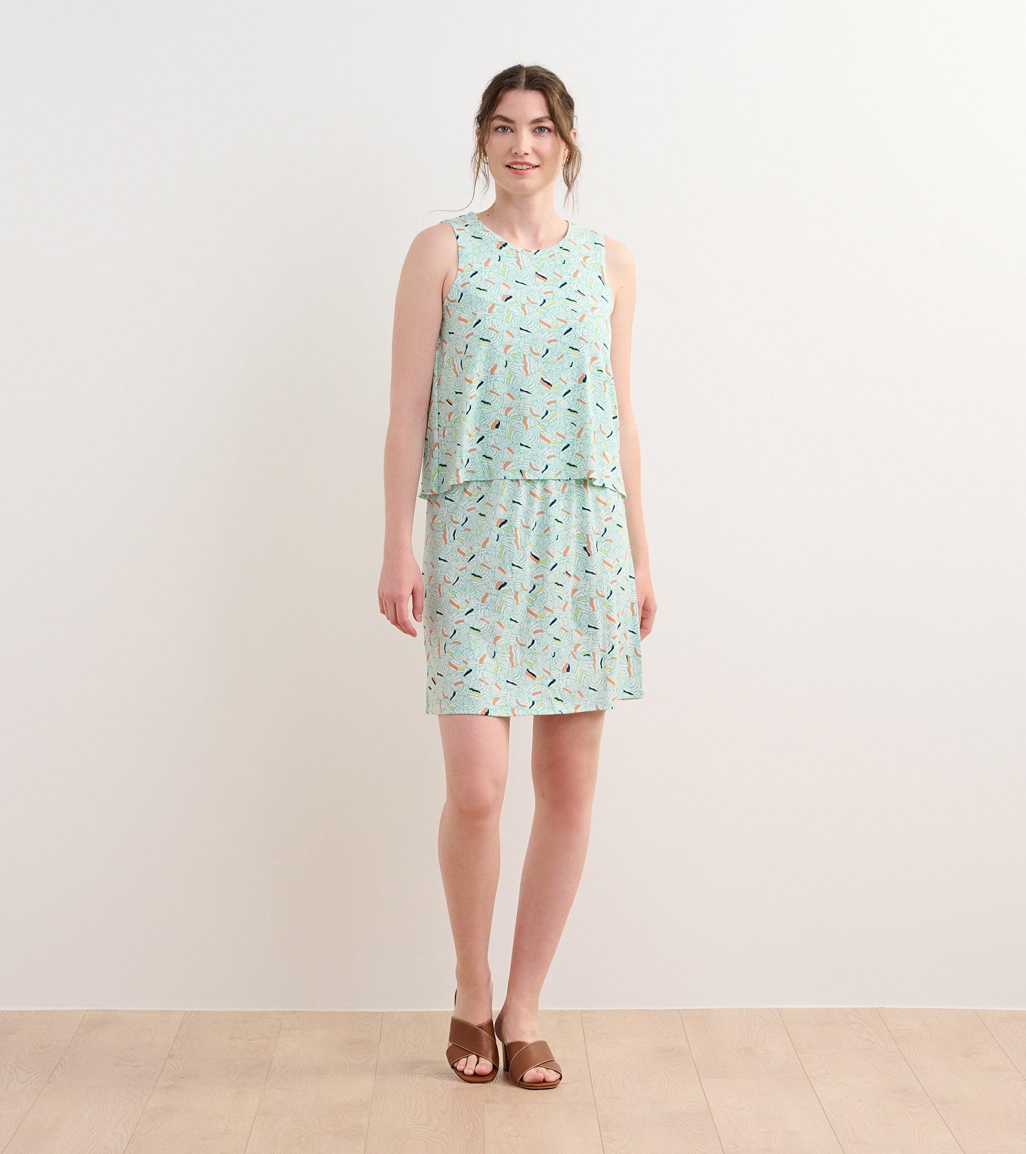 Hatley Roberta Dress - Organic Leaves