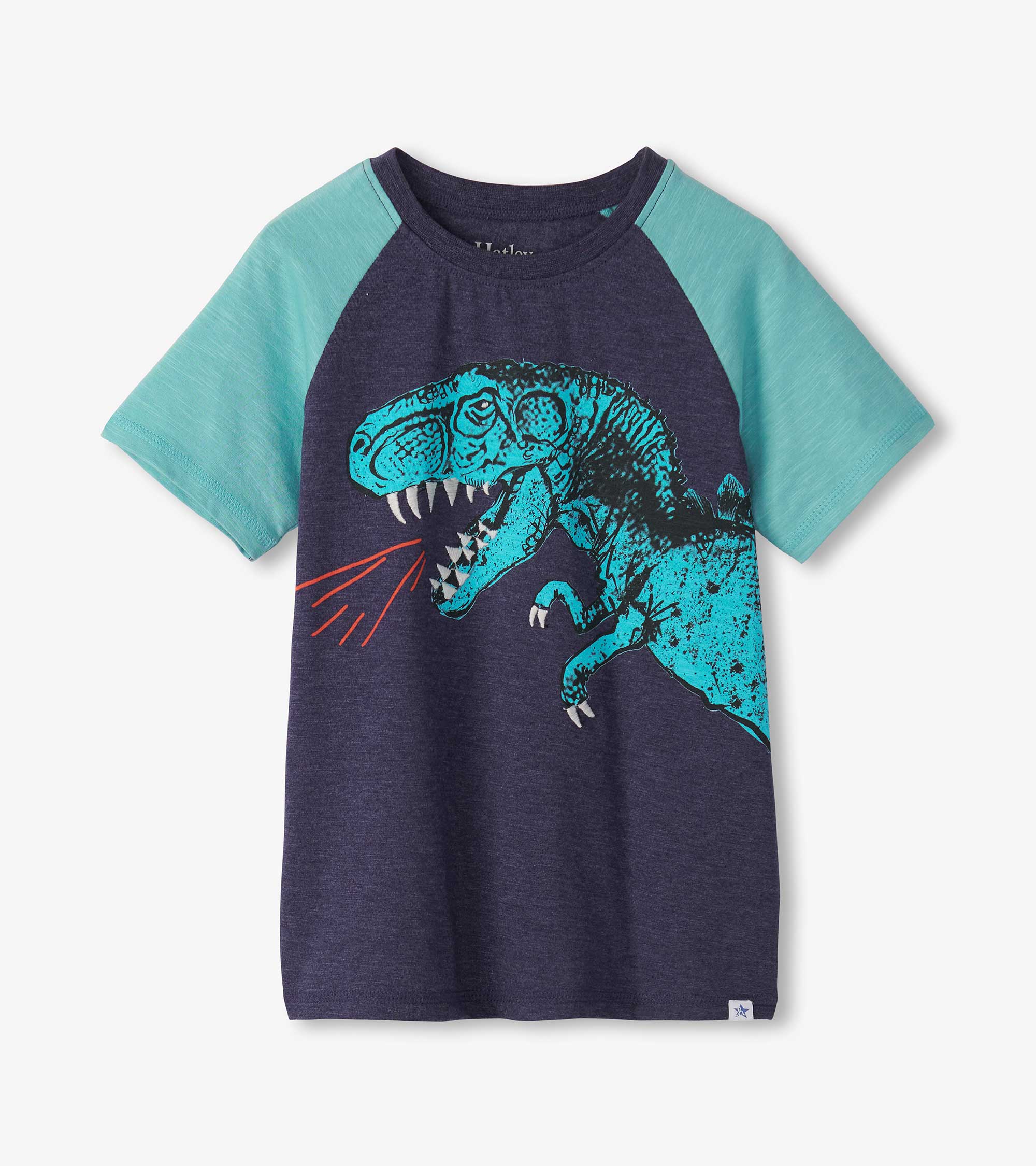 Hatley Boys T-Rex Raglan T-Shirt