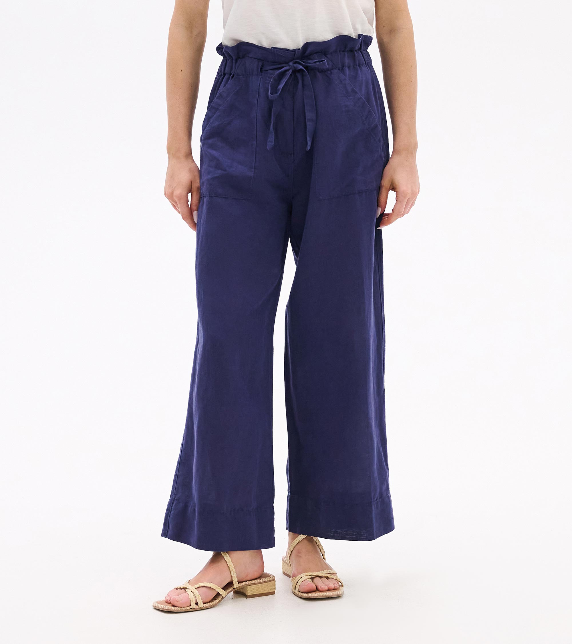 Hatley Tie Front Pants - Patriot Blue