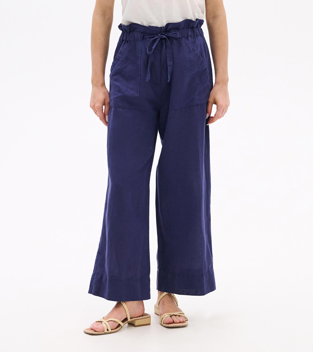 Hatley Tie Front Pants - Patriot Blue