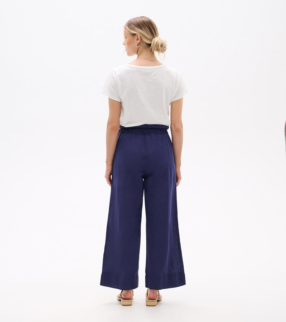 Hatley Tie Front Pants - Patriot Blue