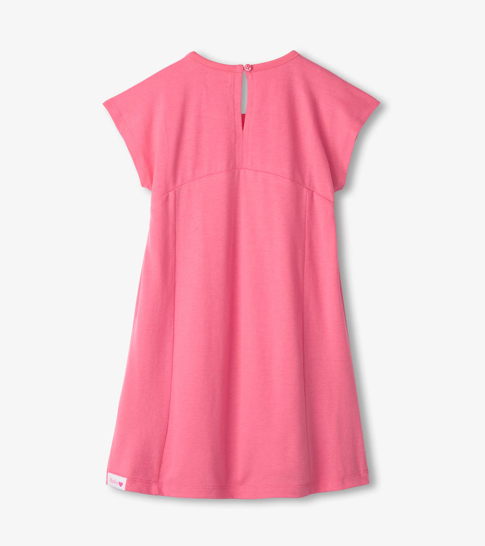 Hatley Girls Pink Butterfly A-Line Panel Dress