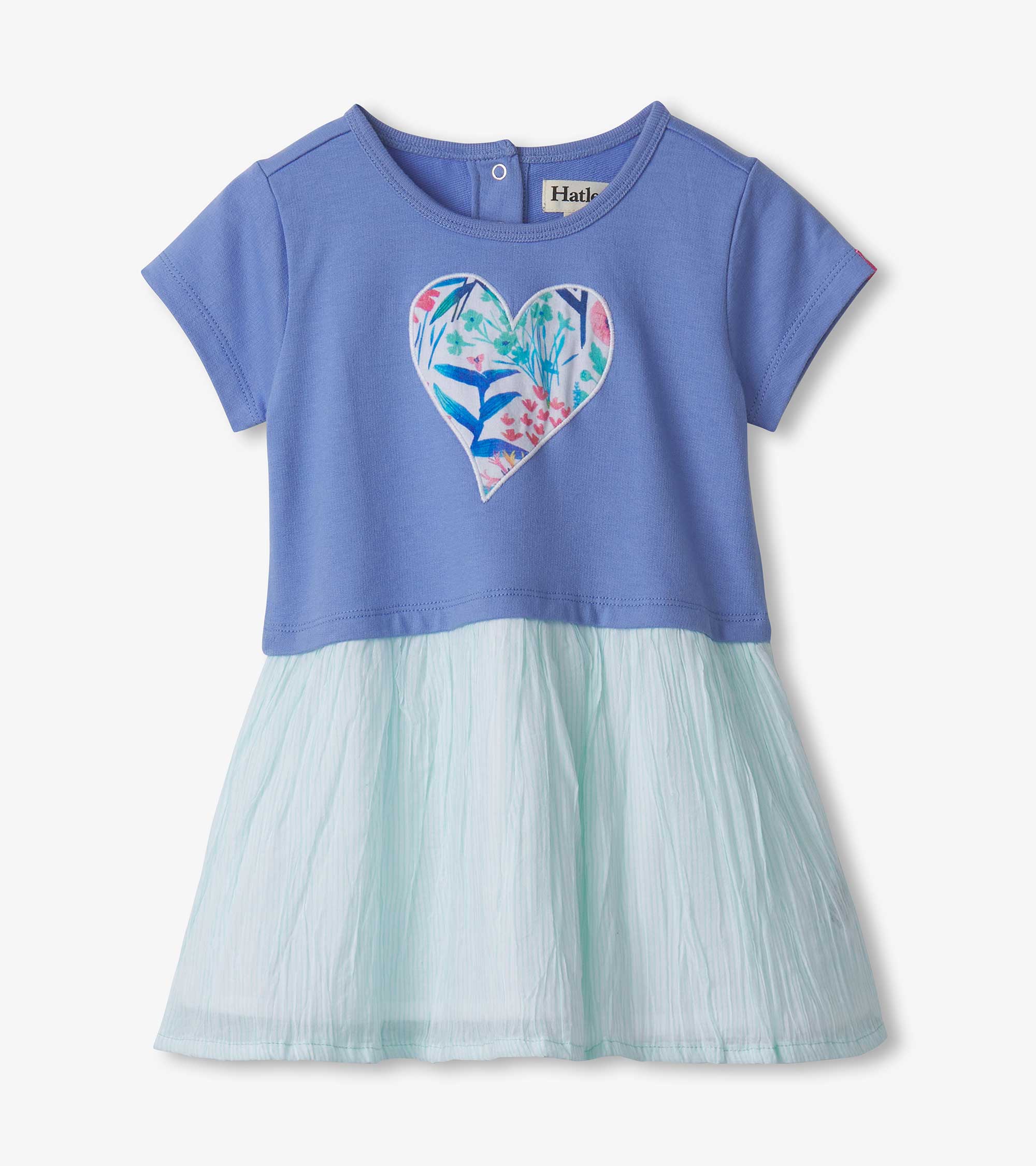 Hatley Baby & Toddler Girls Wild Flower Heart Layered Dress
