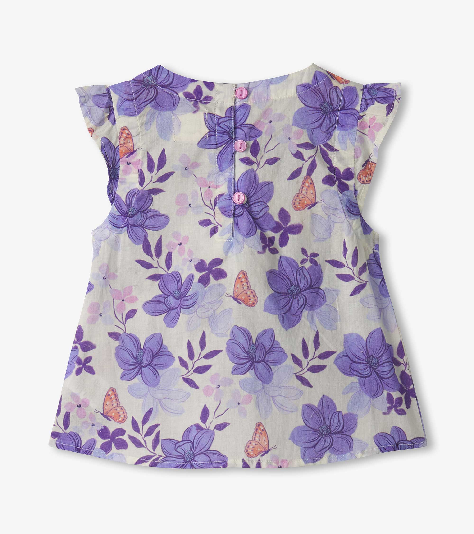 Hatley Baby & Toddler Girls Painted Magnolias Pin Tuck Tup & Bloomer Set